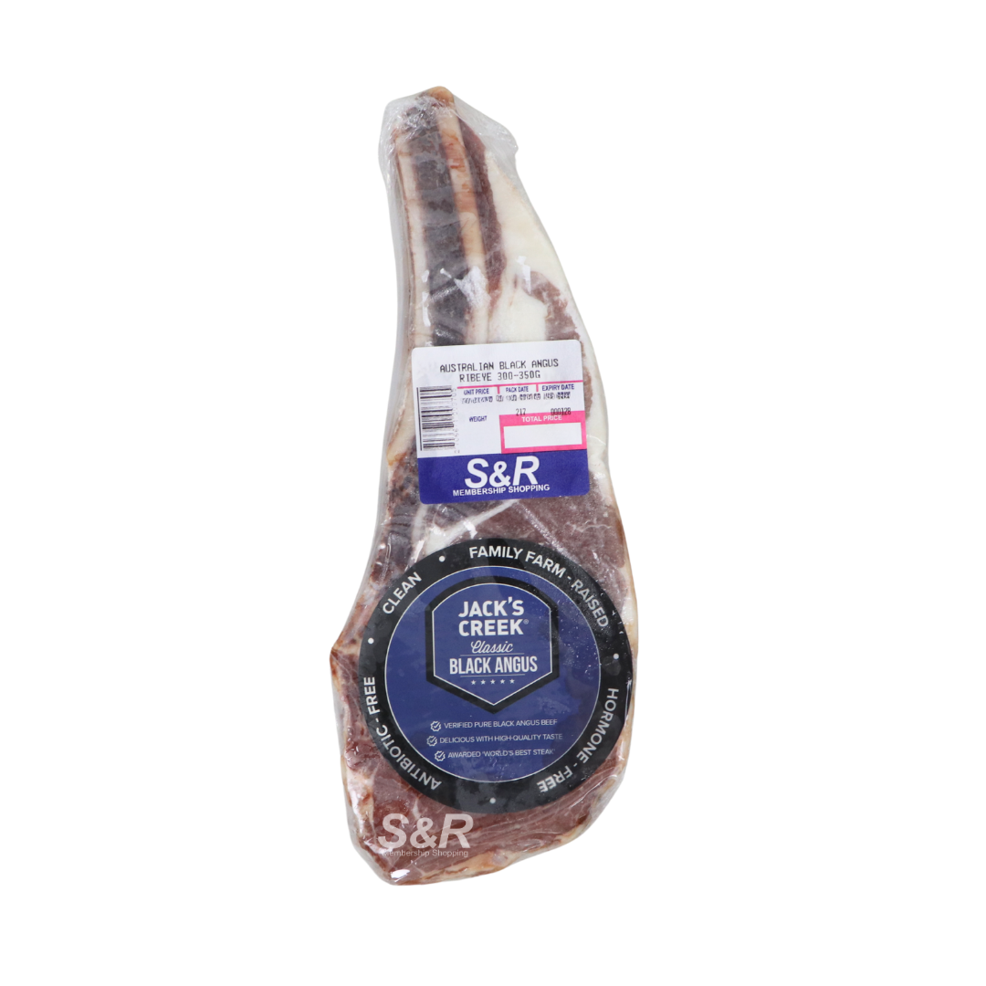 Jack's Creek Black Angus Ribeye approx 350g